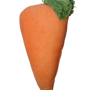 Target Carrot Shaped Throw Pillow 15" Easter